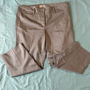 LOFT Women's Gray Ankle Pants